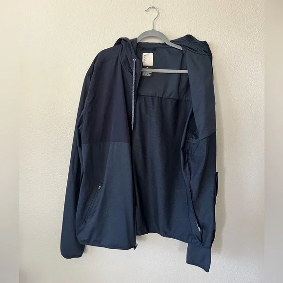 Vuori Sunday Element Track Jacket in Blue Ink Heather Men’s Size XXL - Picture 4 of 16